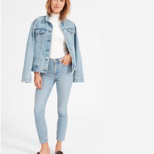 Everlane High-Rise Skinny Jean in Light Blue